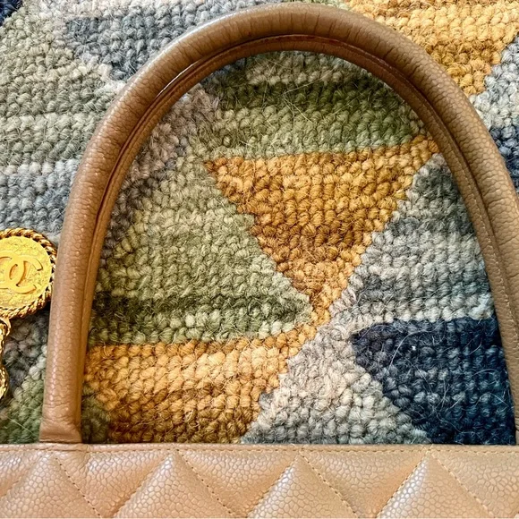 Chanel Medallion Tote 24k Gold Plated Hardware - Picture 6 of 15